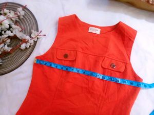 Vintage Orange Dress