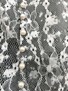 Lace Corset Top with Pearl Details