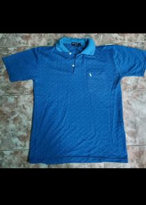 Stylish Blue Polo Shirt