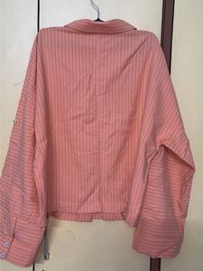 Chic Striped Button-Up Shirt