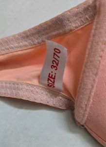 Peach Pink Padded Bra | Everyday Essential 🎀