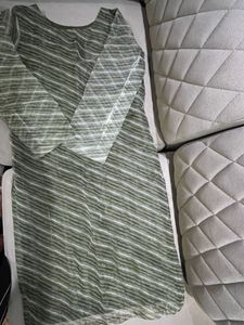 Stylish Olive Green Kurta