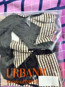Striped Halter neck crop top - Urbanic London