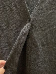 Longline Charcoal Grey Cardigan