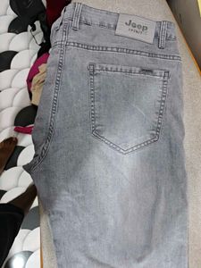 Premium Light Grey Stretch Jeans - Jeep Spirit