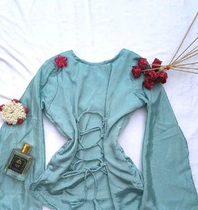 Y2k Assymetrical Corset back kurti 🫶🏻