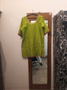 Green Magenta Combination Ethnic Kurta pajama dupa