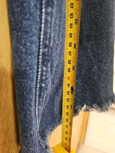 Flared Blue Denim Jeans