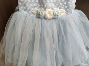 Adorable Blue Dress &amp; Cape Set