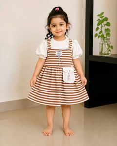 Adorable Striped Dress for Girls