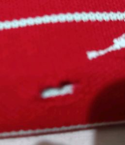 Red Striped "Happy Go" T-Shirt