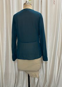 Besiva Green Ruffle Top( Women's)