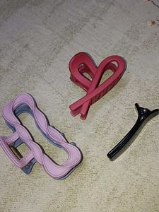 Set of 3 Hair Claw Clips