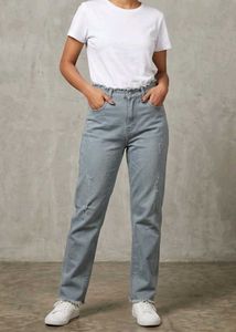 Light Wash Distressed Jeans