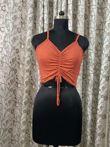 Chic Ruched Crop Top