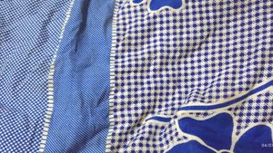 Vintage Blue Pattern Bedsheet