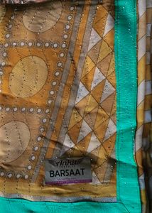 gold yellow Saree