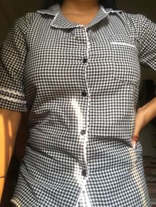 Cute Gingham Pajama Set