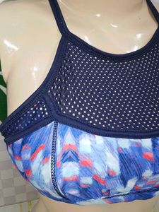 (100)Printed Sports Bra