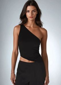 Stylish Black Halter Neck Top