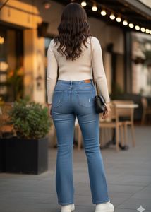 Ripped Flare Jeans