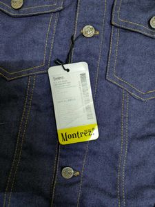 New Navy Blue Denim Jacket