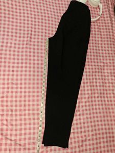 Classic Black High-Waisted Trousers