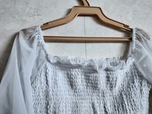 White Crop Top