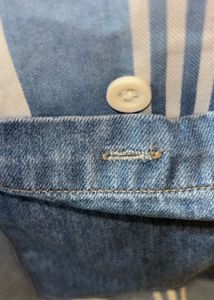 Stylish Striped Denim Shirt