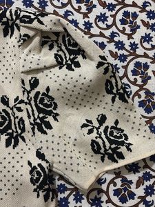 NEW Cream Floral Knit Cardigan