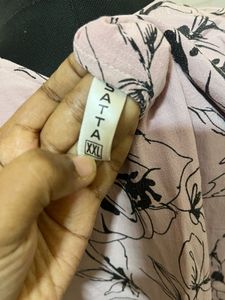 Dusky pink Floral Print tunic