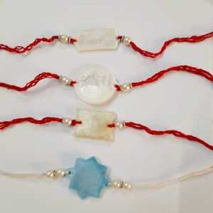 Combo Of 4 Rakhi Set