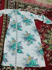 Floral Print Kurta paint for girls
