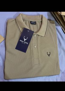 Allen Solly Men's Brown Polo T-Shirt