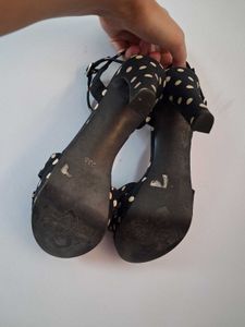 Staccato Polka Dot Heels
