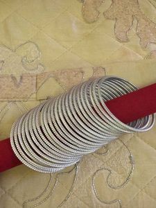 24 Set of Silver Bangles