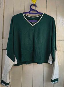 Oversized crop top by the souled store 💚