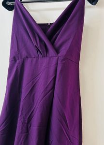 Elegant Purple Maxi Dress