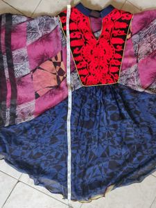 Colorful Patterned Tunic Top
