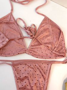 Trendy Pink Polka Dot Set