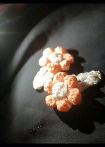 Handmade Crochet Flower Hair Clips