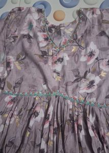 Floral Print Kurta with Pants Set