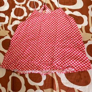 red white stripe top size small