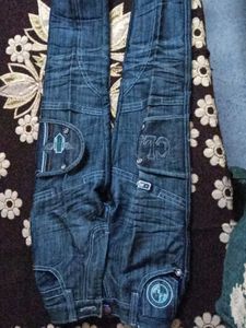 Boys' Denim Cargo Pants