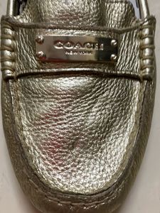 Coach Gold Loafers
