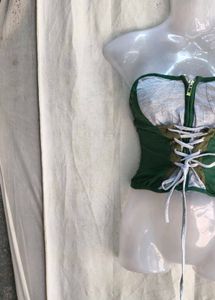 Corset Style Lace-Up Tube Top