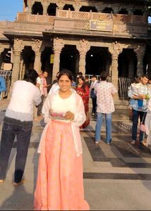 Elegant Pink Ethnic dress