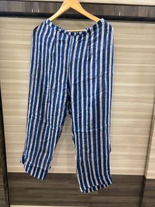 Boho Blue Floral Print Kuftan with pant and inner