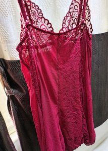 Beautiful Red Lace Nightgown