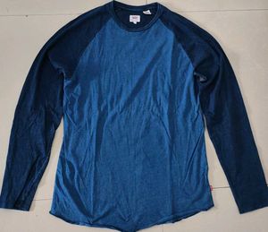 Levi's Blue Raglan Long Sleeve T-Shirt